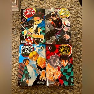 1-4 Demon Slayer Mangas